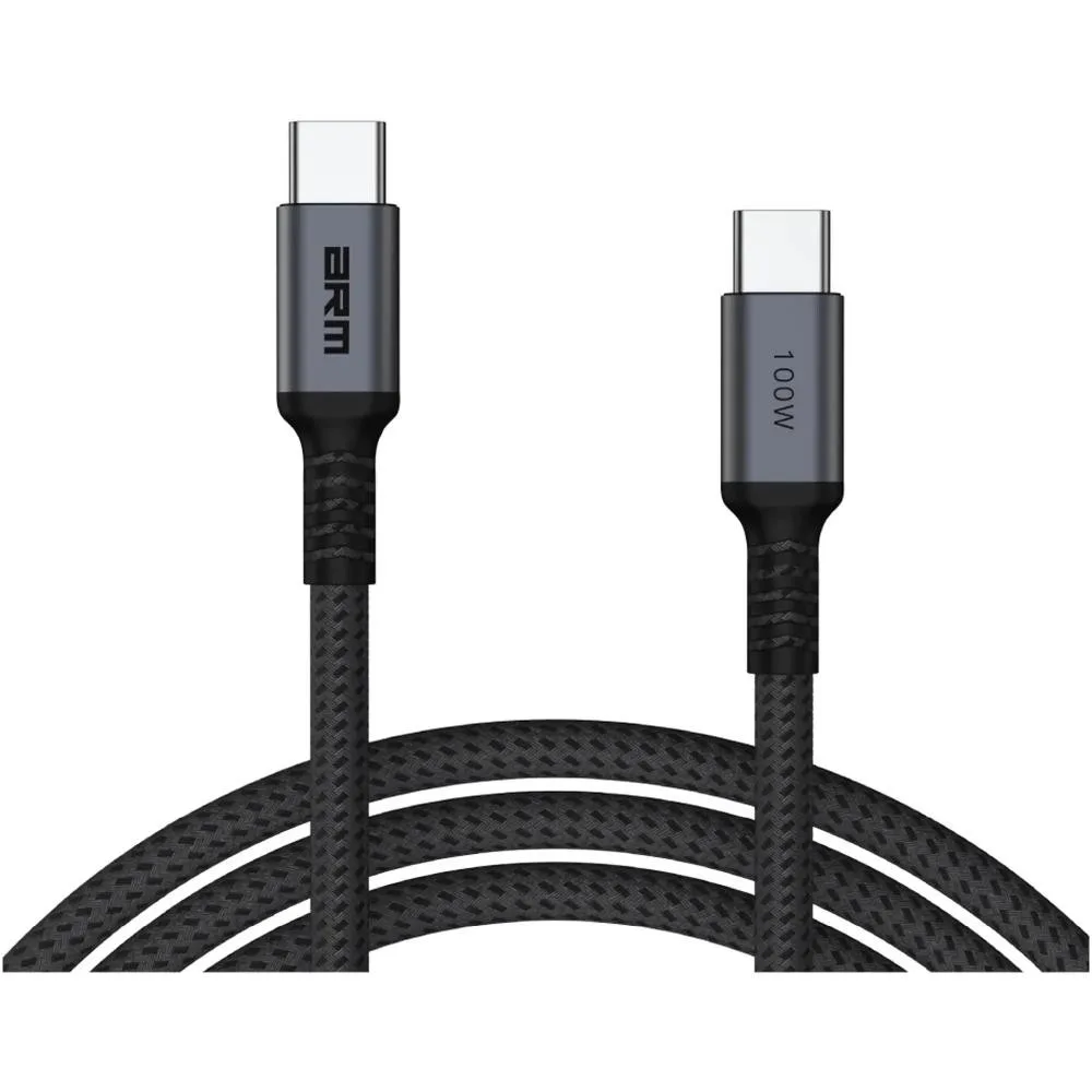 Дата кабель USB-C to USB-C 1.0m PD 100W black-grey Armorstandart (ARM69370)