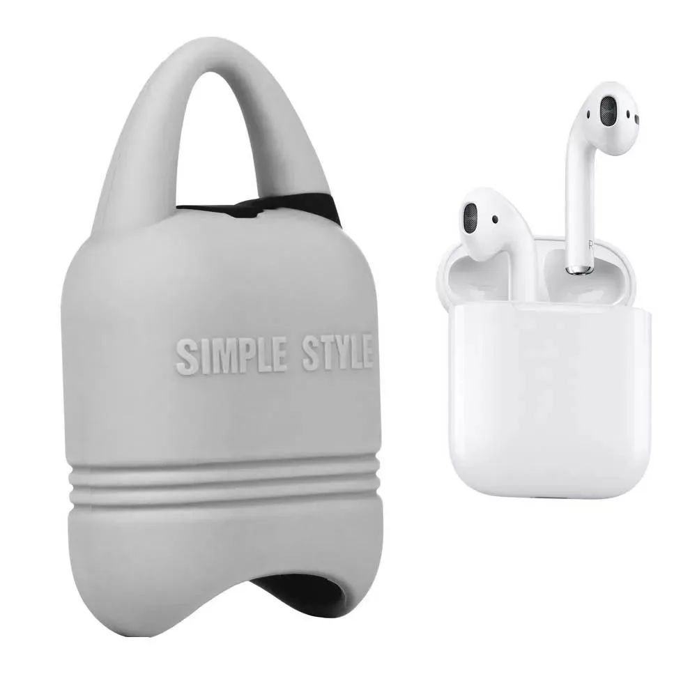 Чохол для навушників Kindon i-Smile для Apple AirPods IPH1430 Gray (702348)