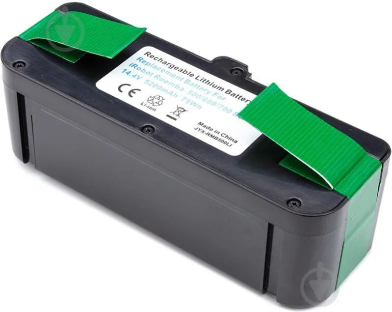 Акумулятор PowerPlant для пилососу iRobot Roomba 500, 600 14.4V 5.2Ah Li-ion (JYX-RMB500LI)