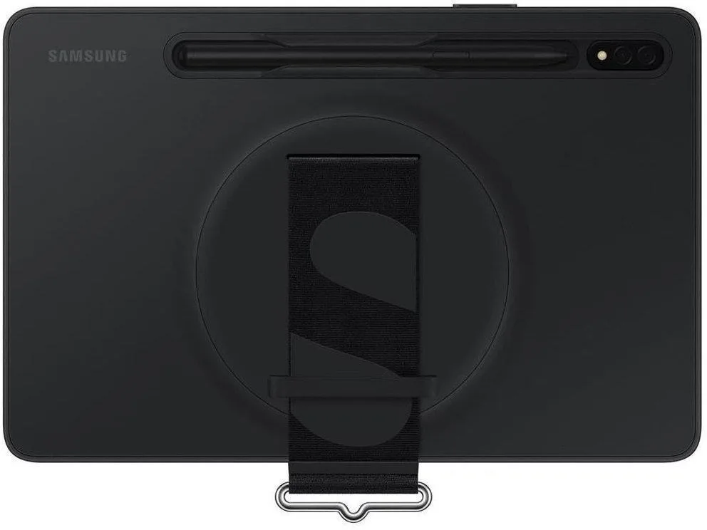 Чохол Samsung Strap Cover для Galaxy Tab S7/ S8 Black (EF-GX700CBEG)