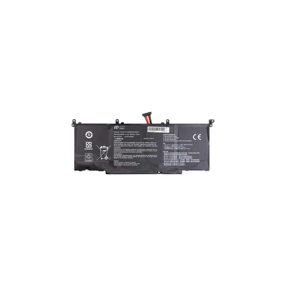 Акумулятор PowerPlant для ноутбуків ASUS ROG S5 (B41N1526) 15.2V 3400mAh (NB431359)