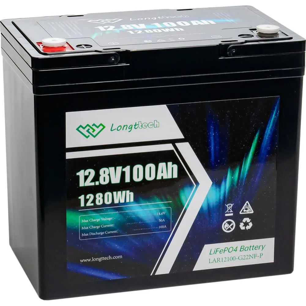 Батарея Longttech LAR12100-G22NF-P LiFePo4 12.8В 100Аг