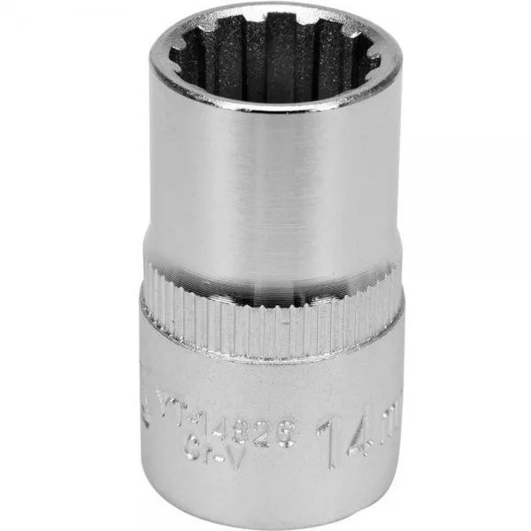 Головка торцева Spline YATO YT-14826 1/2" M14 x 38 мм CRV