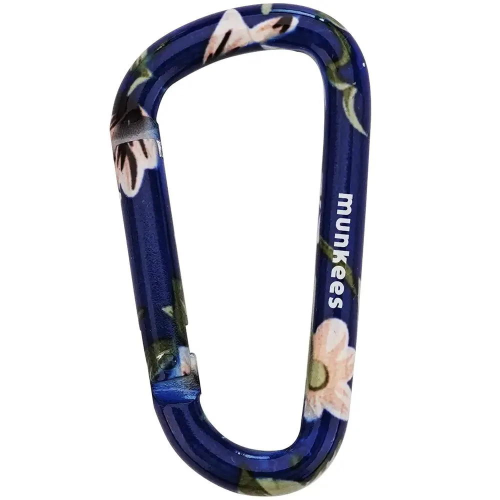 Munkees 3324 карабін Flower Blue 8 mm x 80 mm blue (3324-BL)