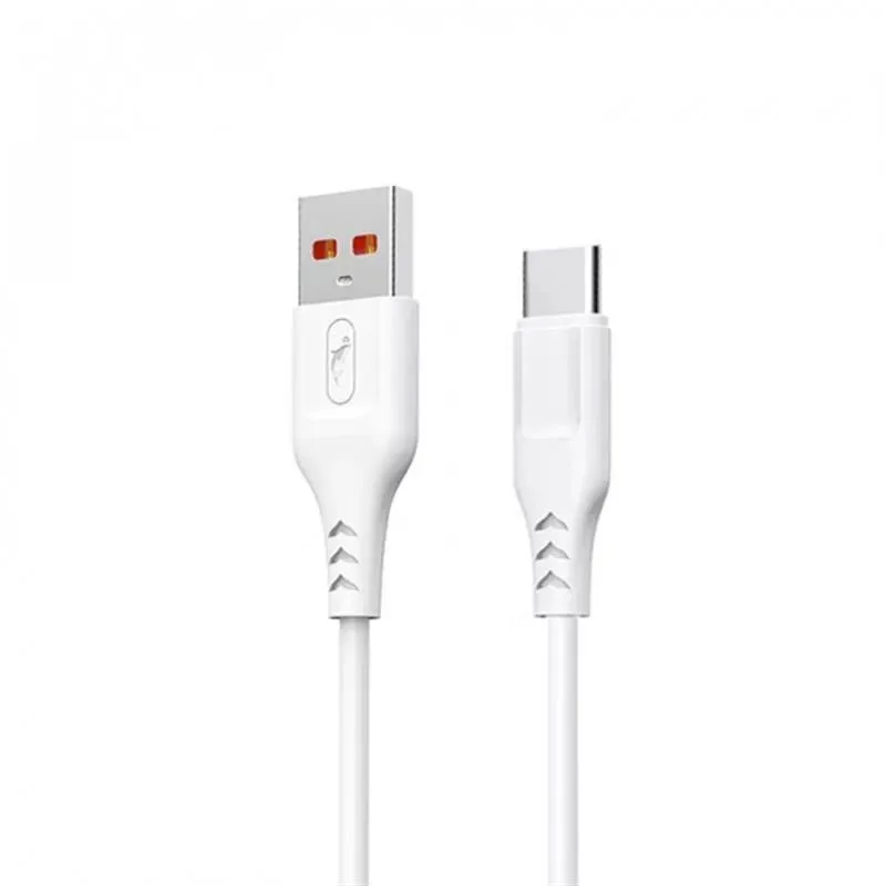 Кабель SkyDolphin S61T USB to Type C 2.4A 1m White (USB-000445)