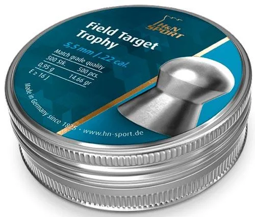 Пули пневматические H&N FT Trophy 555 мм 0,96г 500шт/уп (92105550005)