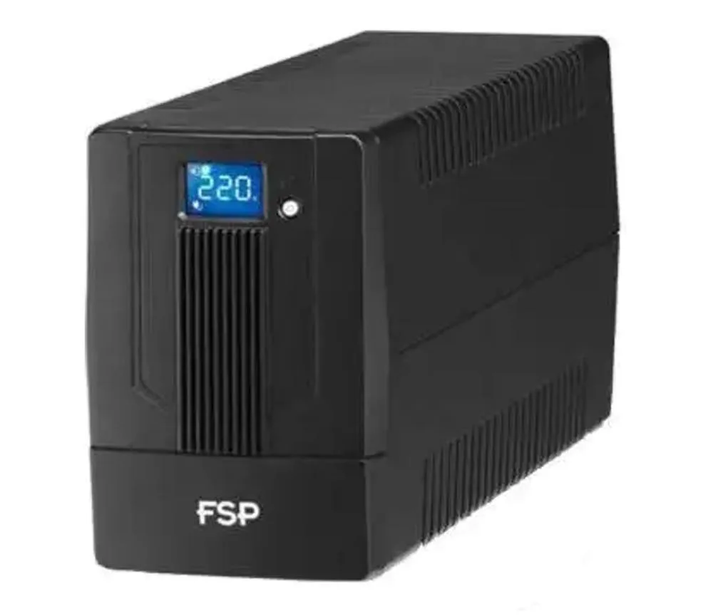 FSP iFP-600, 600ВА/360Вт, USB, LCD, 2хSchuko, AVR, Black PPF3602700