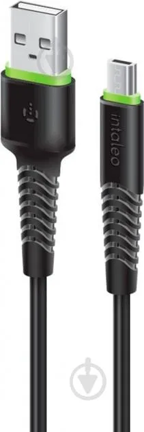 Intaleo CBFLEXM3 USB-microUSB 3м Black (1283126487491)
