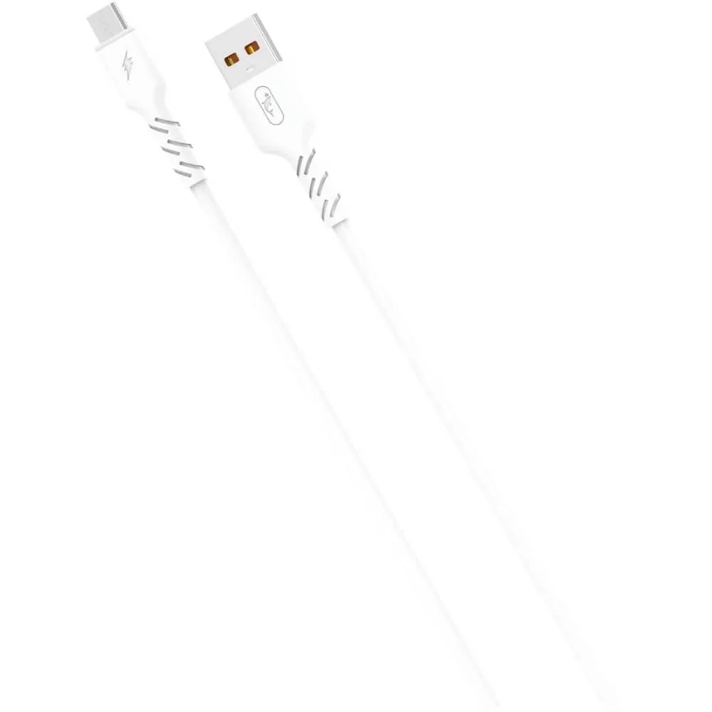 SkyDolphin S07V TPE High Elastic Line USB - microUSB 1м, White (USB-000597)