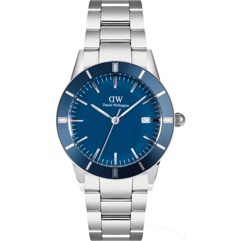 Часы Daniel Wellington Iconic Paradigma Link Blue Enamel Silver DW00100820