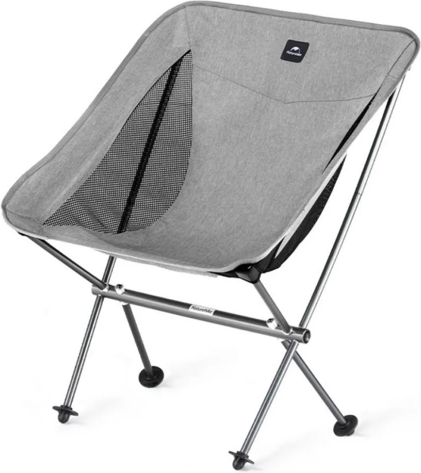 Стілець складаний Naturehike Stellaluna L04 CNK2450JJ015, розмір M, алюміній, чорний