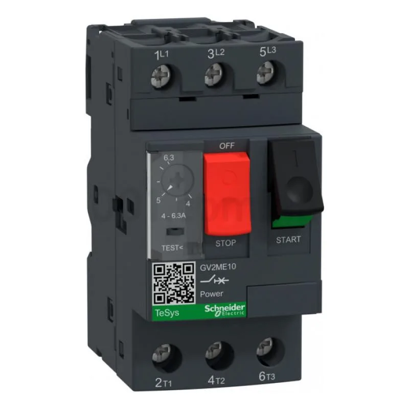 Schneider Electric TeSys GV2 4-6.3A (GV2ME10)