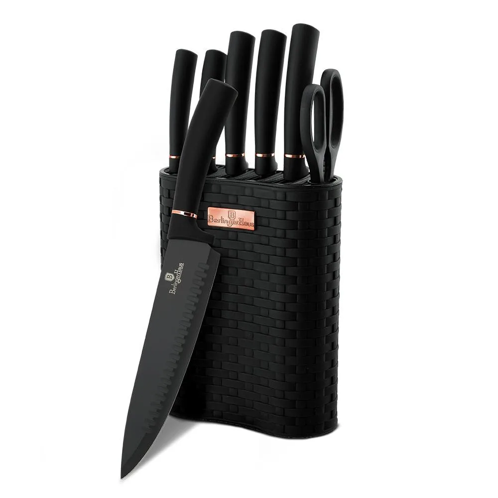 Набір ножів з 7 предметів Berlinger Haus Black Royal Collection (BH-2501)