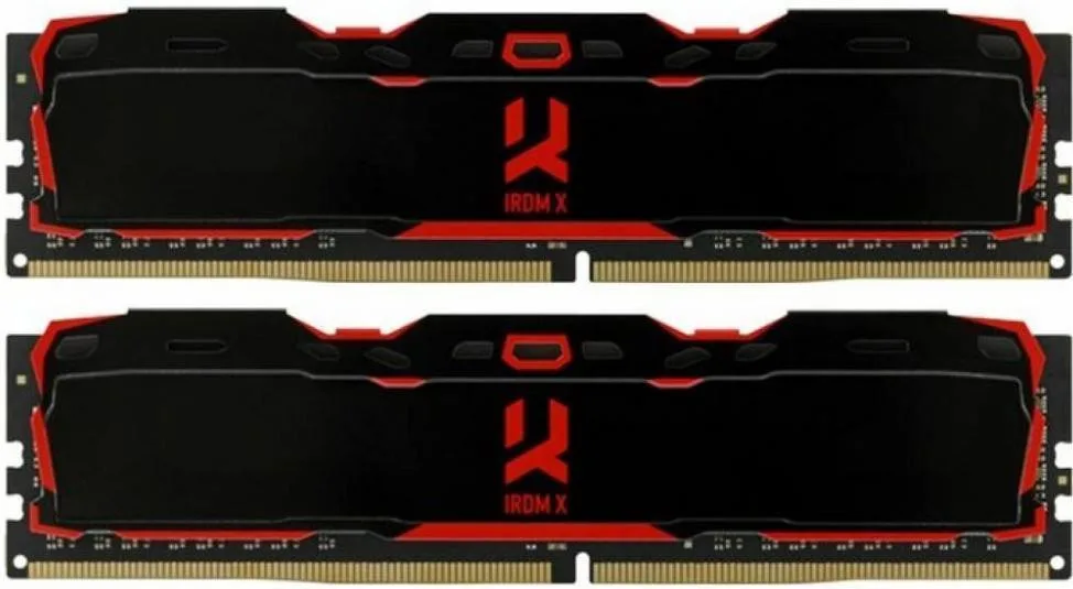 Пам'ять DDR4 8GB 3200 MHz IRDM X Black GoodRAM IR-X3200D464L16SA/8G CL16 1,35 радіатори 60 міс.