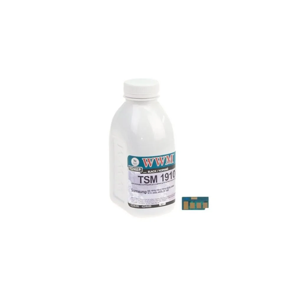 Тонер+чіп WWM для Samsung ML-1910 ( тонер WWM, чіп WWM) бутль 80г Black (LJ-SET122)
