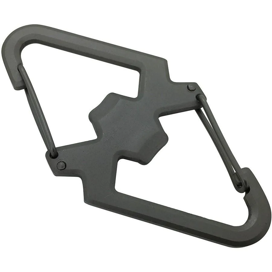 Munkees 3202 карабін SS Carabiner with Bottle Opener grey (3202-GY)