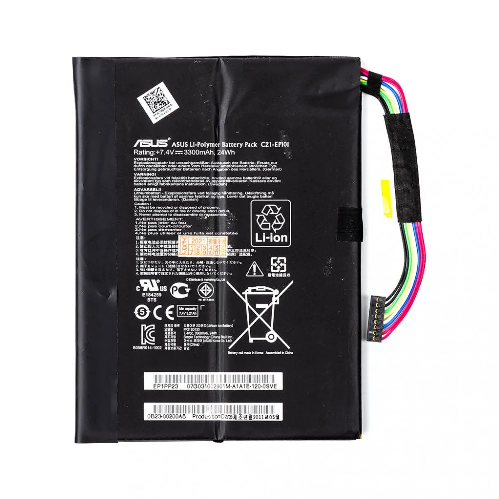 Ноутбуки для ноутбука ASUS Eee Pad Transformer TR101 (C21-EP101) 7.4V 3300mAh (original)