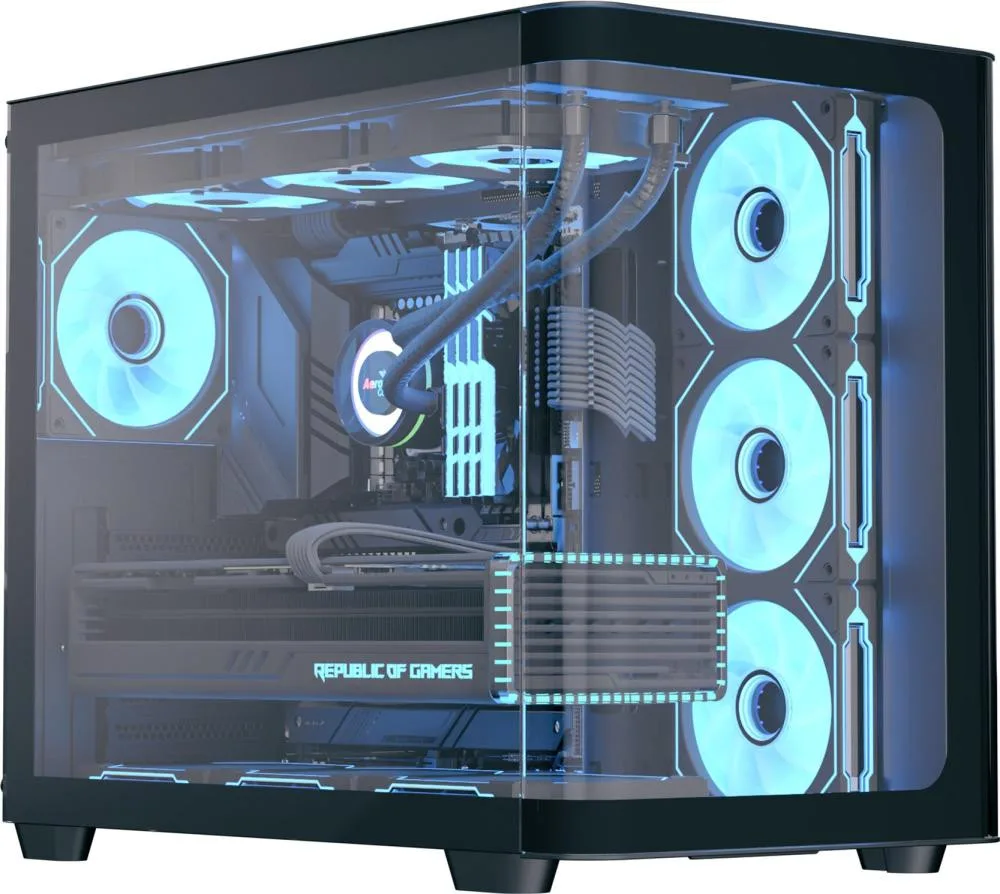 Корпус Aerocool P500C-G-WT-v1 (ACCM-PN01043.21)