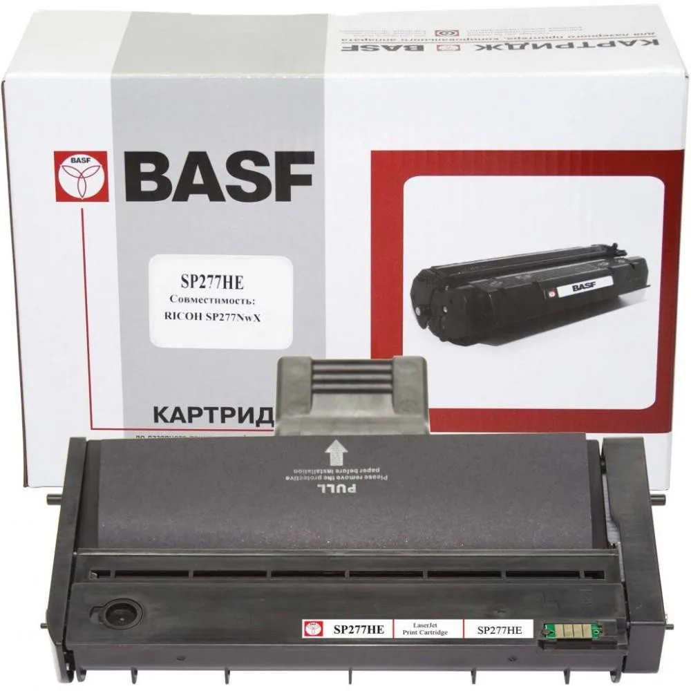 Картридж тонер BASF для Ricoh Aficio SP SP277NwX 408160 Black (BASF-KT-SP277HE)