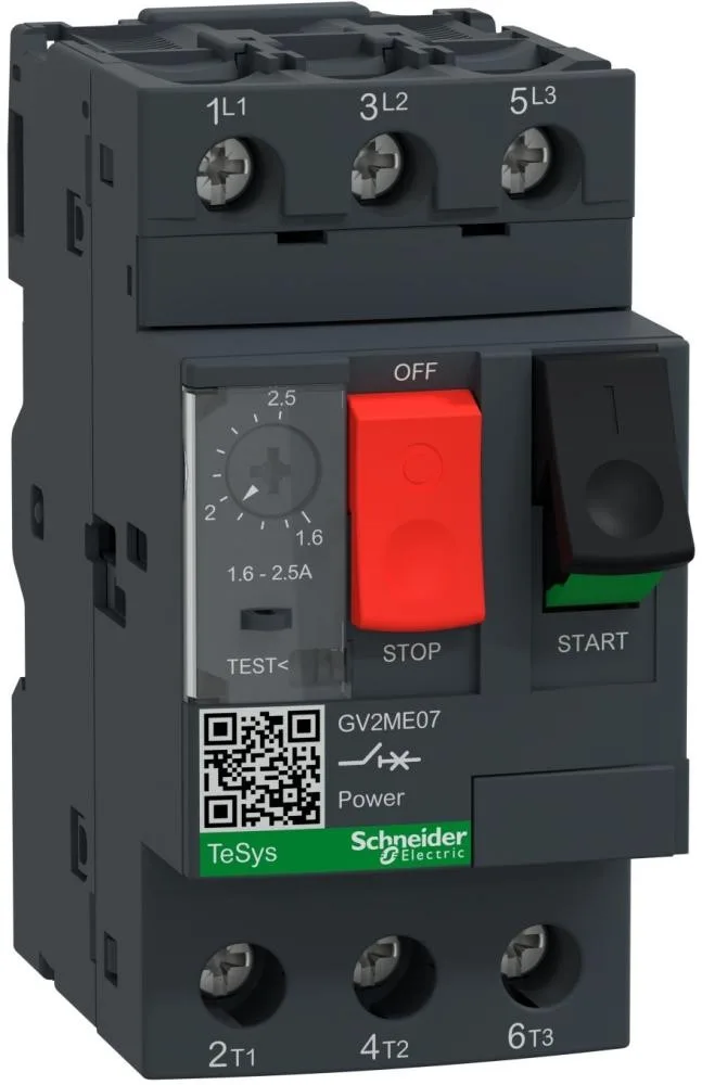 Schneider Electric TeSys GV2 1.6-2.5A (GV2ME07)