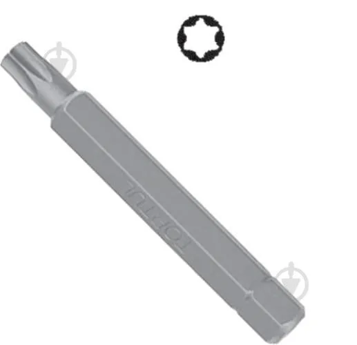 Біта для викрутки TOPTUL 10 мм L — 75 мм TORX T20 FSEB1220