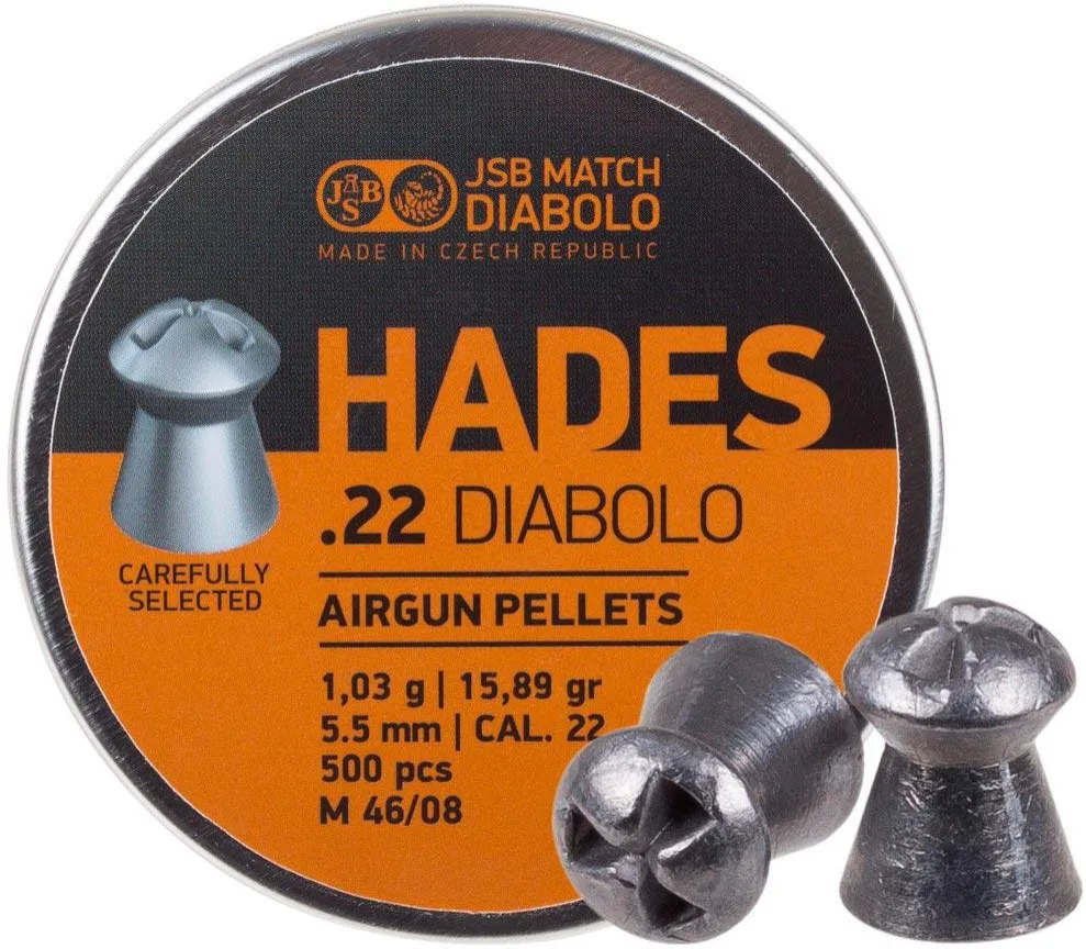 Пули пневматические JSB Hades 5,5 мм 1,03 г 500 шт/уп (546290-500)