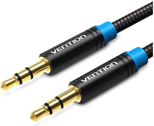 Vention Audio 3.5 mm M - 3.5 mm M, 0.5 m, Black (P350AC050-B-M)