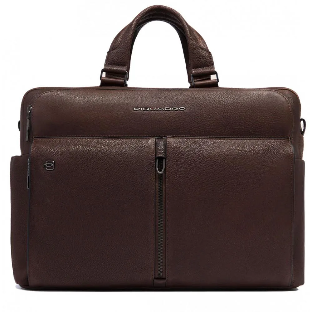 Сумка для ноутбука 15.6 Piquadro HEDLEY (W130) Dark Brown CA6025W130_TM