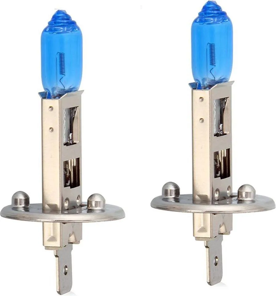 Комплект галогенових ламп PHILIPS 12258CVSM H1 12V 55W P14,5s Cristal Vision+W5Wx2