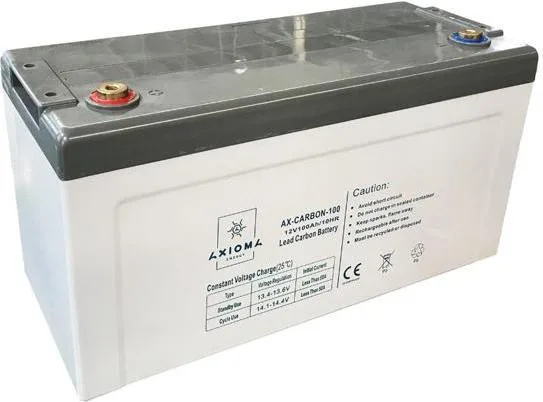 Акумулятор свинцево вуглецевий AXIOMA energe AX-Carbon-100 (100Аг, 12В)