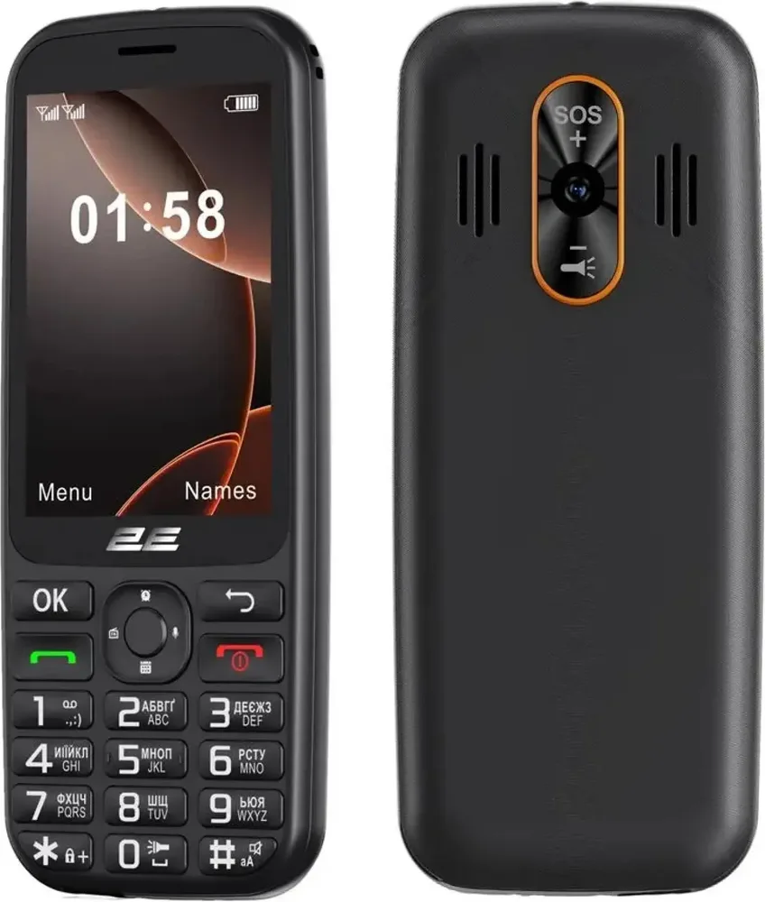 Телефон 2E E350 Black (694743656879) UA UCRF