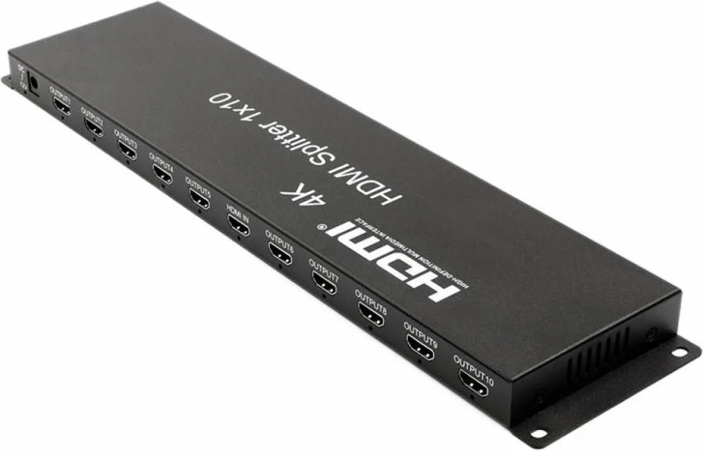 Сплітер PowerPlant HDMI 1x10 V1.4, 3D, 4K/30hz (HDSP10-V1.4) (CA912506)