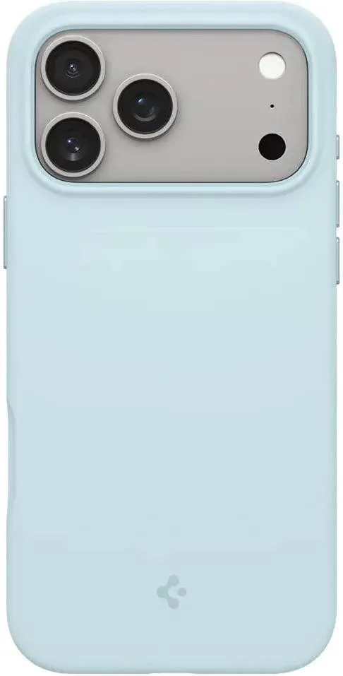 Чехол-накладка (силиконовый) Apple iPhone 17 Pro Spigen Silicone Fit MagFit Mute Blue (ACS10338)
