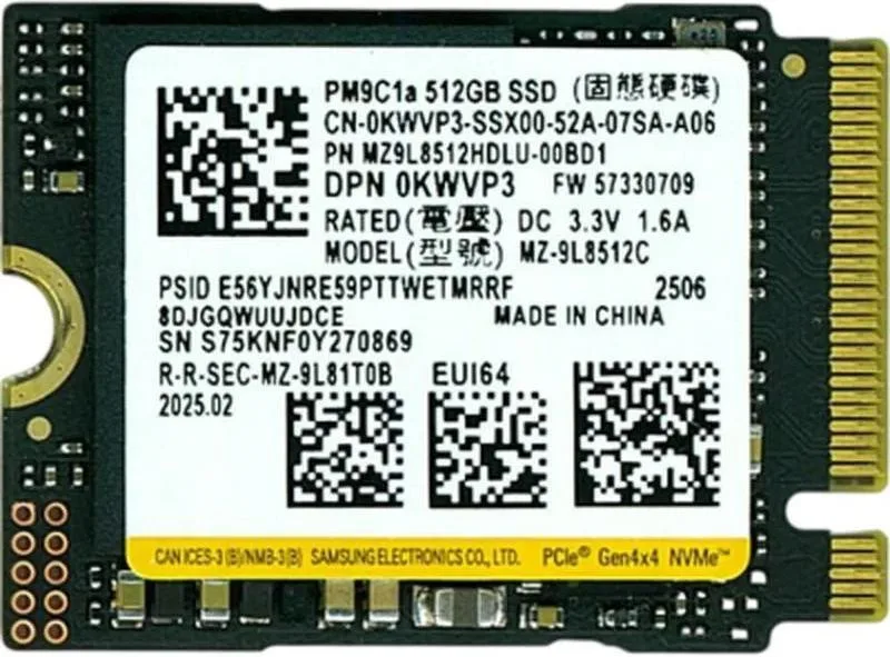 SSD M.2 2230 512GB Samsung MZ9L8512HDLU-00BD1
