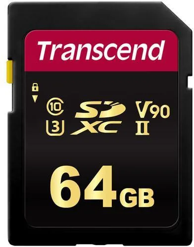 Карта пам'яті Transcend SD 64GB C10 UHS-II U3 R285/W180MB/s 4K (TS64GSDC700S)