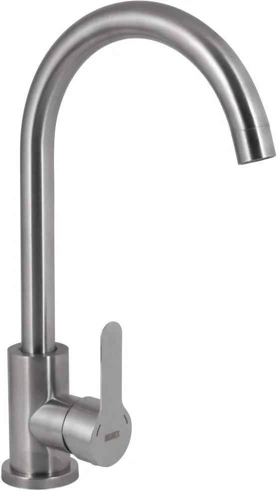 Змішувач для кухні U-образний Brinex Pure 015F U-образний Nickel BRIPUR015FNKL