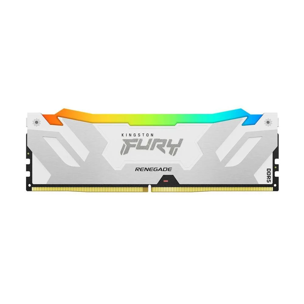 Модуль пам’яті Kingston Fury Renegade White RGB 16GB (1x16) DDR5 6400 MHz (KF564C32RWA-16)