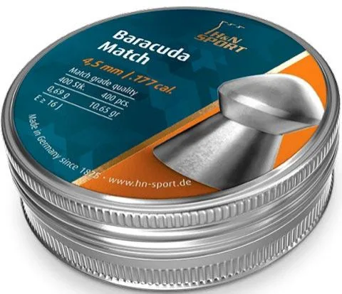 Пули пневматические H&N Baracuda Match 451 мм 0,69 г 400 шт/уп (92284510004)