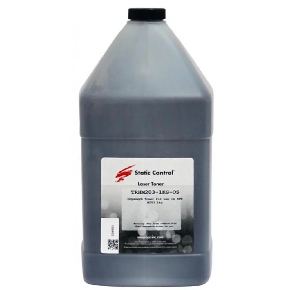 Тонер HP LJ M203/M206/M227/M230, Black, 1 кг, Static Control (TRHM203-1KG-OS) (184511)