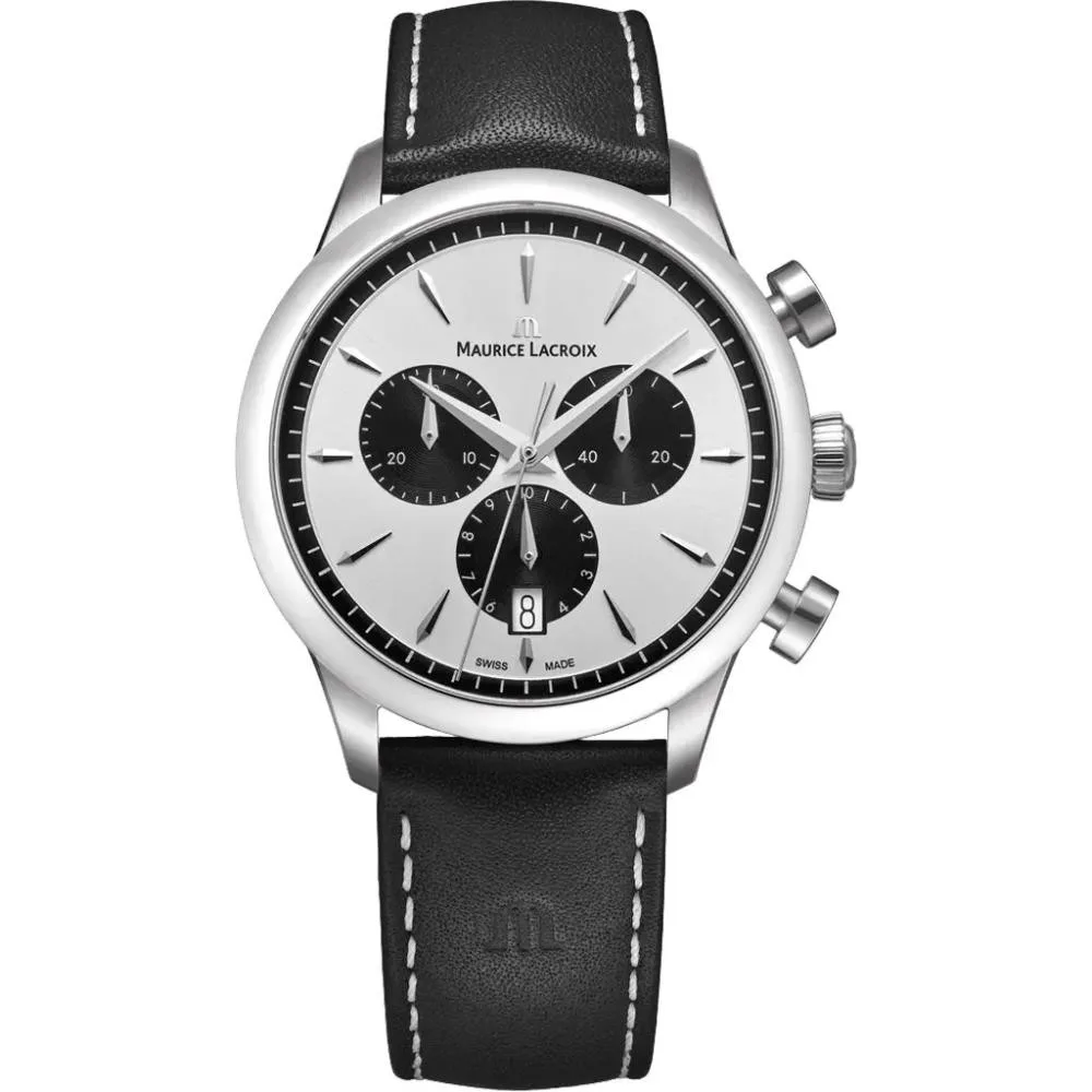 Годинник Maurice Lacroix 1975 Quartz Chronograph 40mm 751038-SS001-130-2