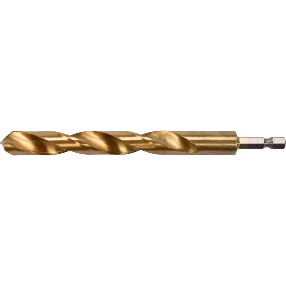 Свердло по металу з шестигранним хвостовиком 1/4" YATO YT-44776 HSS-TIN 13 x 151/101 мм