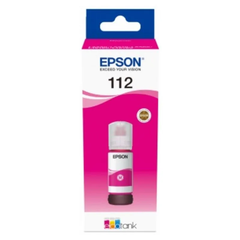 Контейнер з чорнилом Epson 112 EcoTank Pigment Magent ink (C13T06C34A)