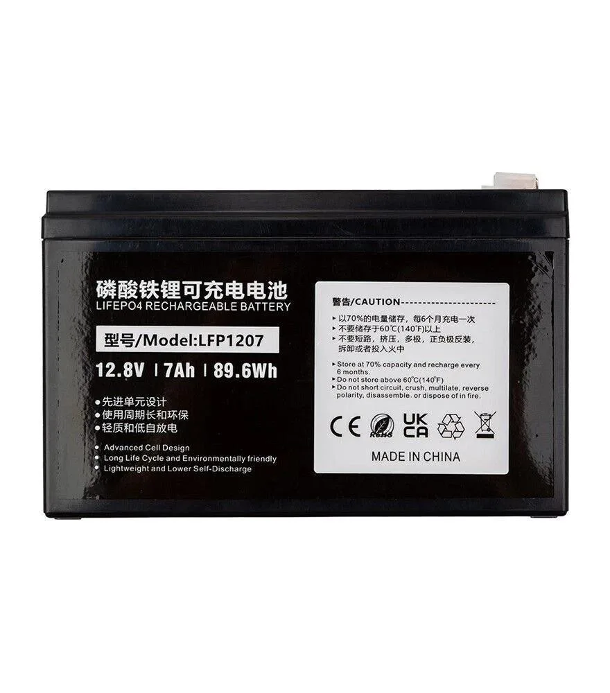 Акумулятор LiFePO4 PowerPlant 12.8V 7Ah (LFP1207) (NV822560)