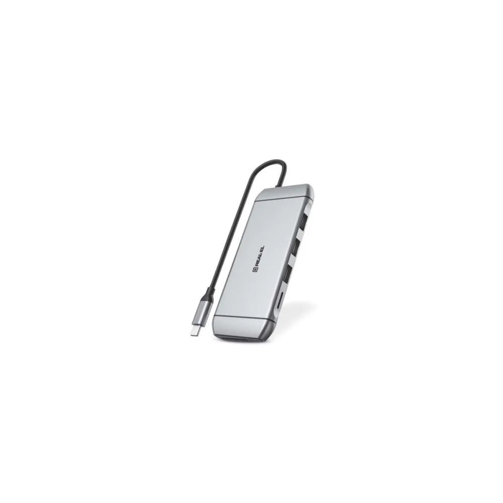 USB-хаб REAL-EL CQ-900 3 ports (EL123110003)