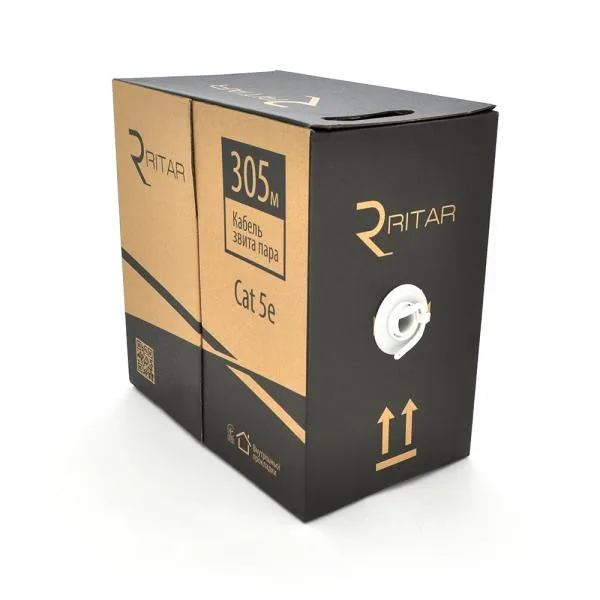 Ritar КВП 4x2x0.50 CCA (UTP-cat.5Е), white, 305 м (03490)