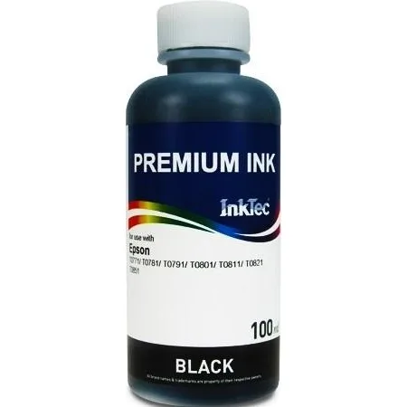 Чорнило InkTec Epson R270/290 RX590/610/690 Black (E0010-100MB)