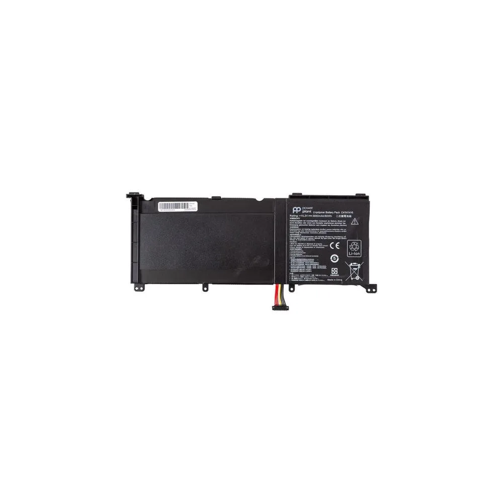 Акумулятор PowerPlant для ноутбуків ASUS Zenbook Pro UX501VW (C41N1416) 15.2V 3950mAh