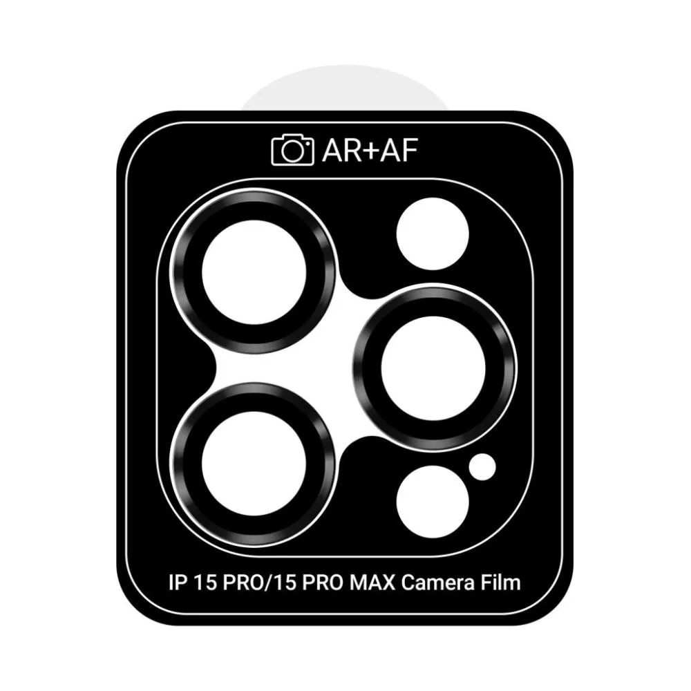 Захисне скло для камери ArmorStandart Pro для iPhone 15 Pro/15 Pro Max Black Titanium (ARM73317)