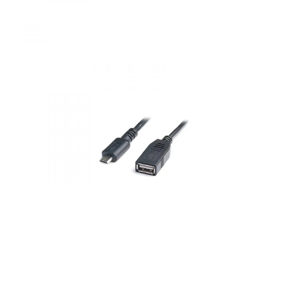 Перехідник OTG USB 2.0 AF to Micro 5P 0.1m REAL-EL (EL123500014)