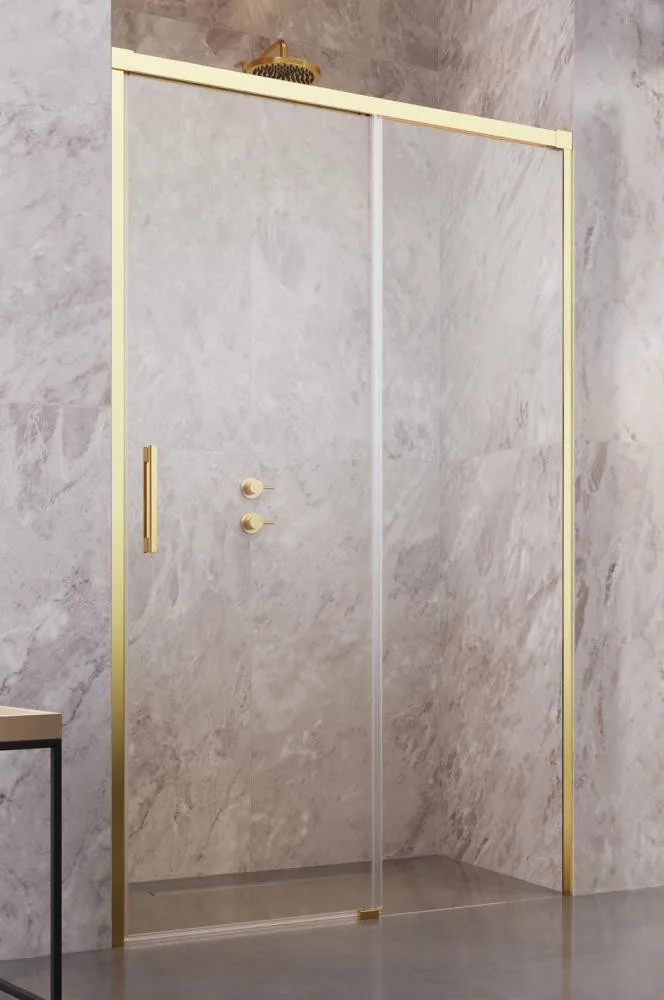 Душові двері Radaway Idea DWJ Gold 387016-09-01R (120 см, правостороння, скло прозоре, профіль золотий)